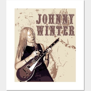 Johnny Winter Posters and Art